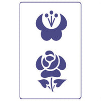 PENTART Flower Stencil A5 S2