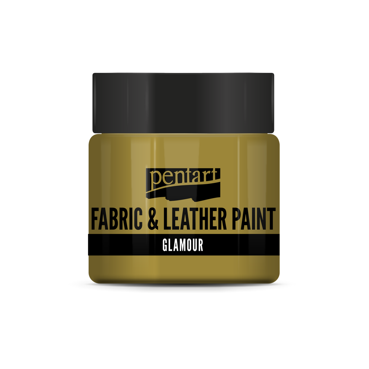 Glamour fabric and leather paint 50 ml – golden