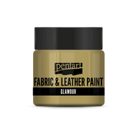 Glamour fabric and leather paint 50 ml – champagne