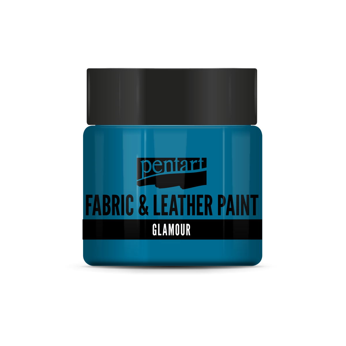 Glamour fabric and leather paint 50 ml – silver-blue
