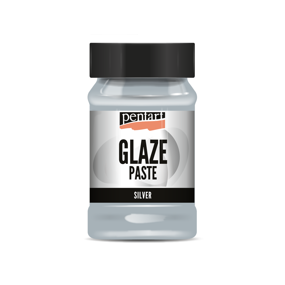 Pentart Junior Paints Glazing Paste 100 ml – silver