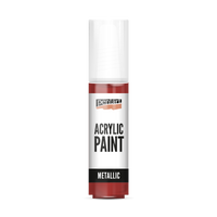 Metallic acrylic paint - 20 ml – red copper