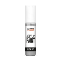 Metallic acrylic paint - 20 ml – Rococo silver