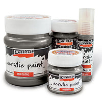 Metallic acrylic paint - 20 ml | various colors — image 6