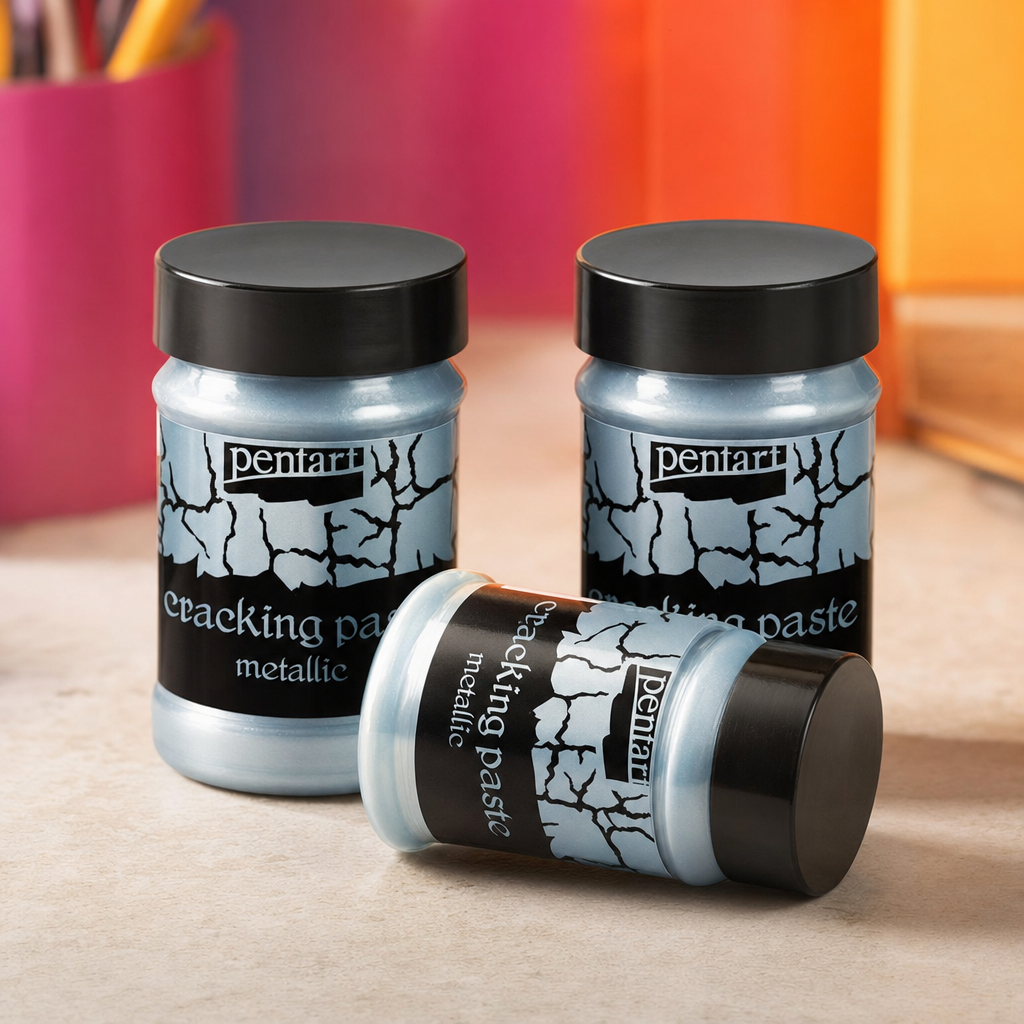 Pentart Metallic Crackle Paste 100 ml