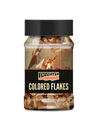 Pentart Metallic Foil Flakes 100 ml – rose gold