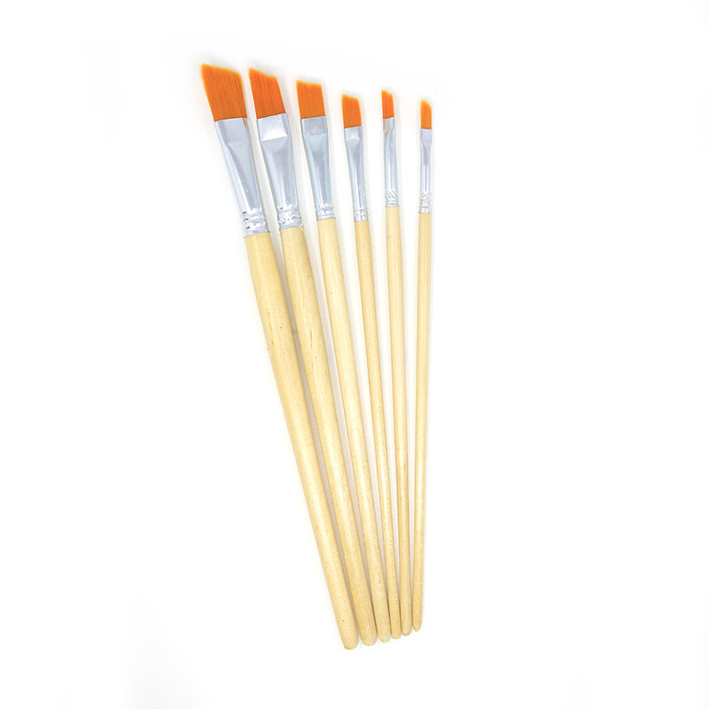 Pentart Paint Brush Set – 6 pcs – up to 12, cat's tongue
