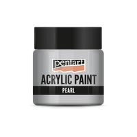 Pentart Pearlescent Acrylic Paint 50 ml – Gray