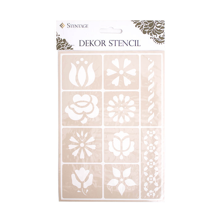PENTART Self-Adhesive Stencil A5, Decorative Shapes M15 | ARTMiE