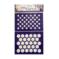 PENTART Self-Adhesive Stencil A5, Geometric Shapes M24 | ARTMiE