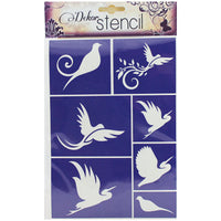 PENTART Self-Adhesive Stencil - Birds