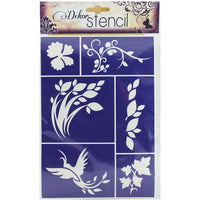 PENTART Self-Adhesive Stencil - Leaves