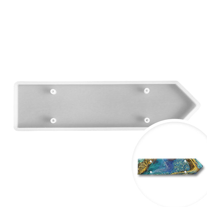 Pentart Silicone Resin Mold, 25.5 x 7 x 1.2 cm, Arrow, 1 pc