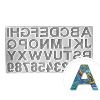 Pentart Silicone Resin Mold for Letters and Numbers, 1 pc