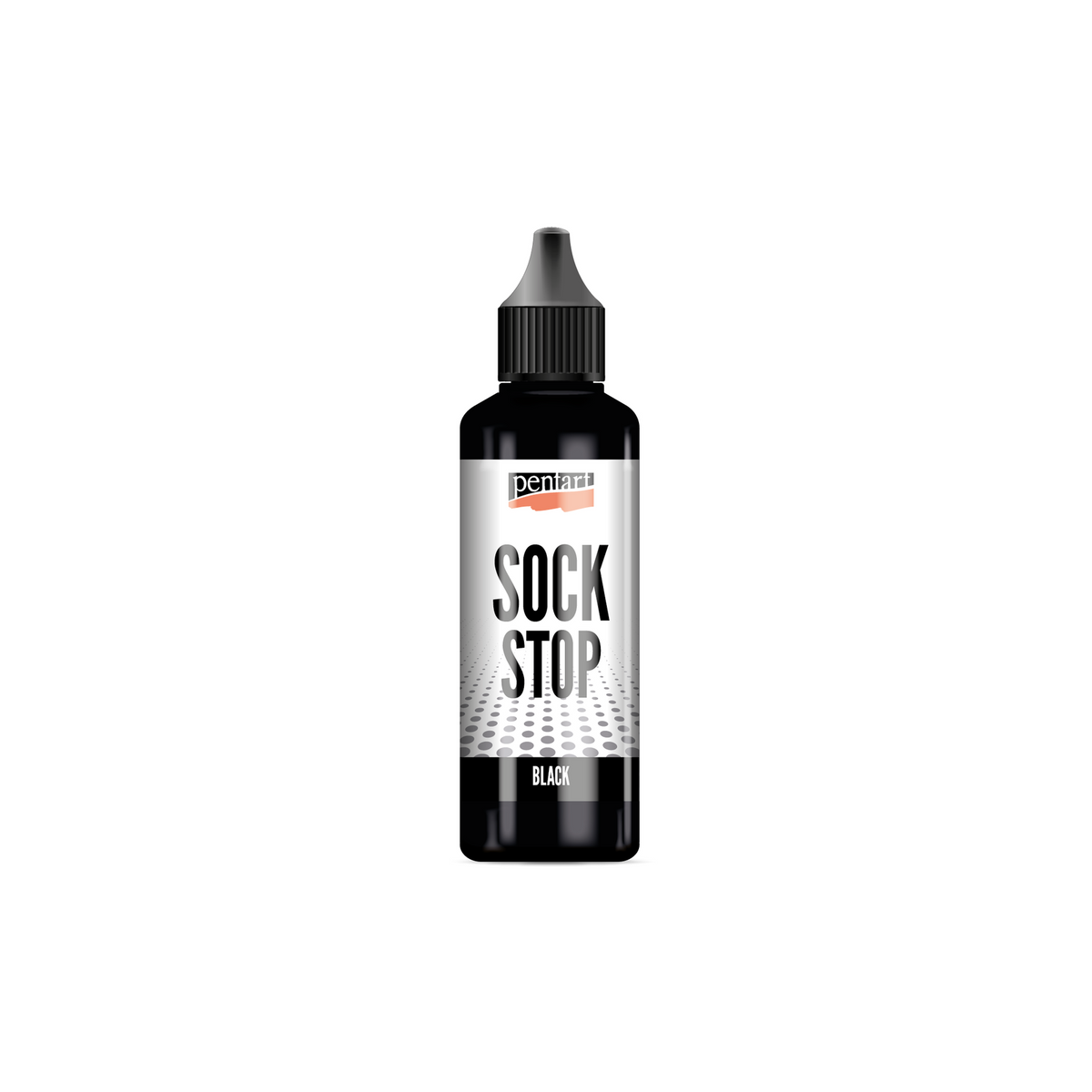 Pentart Sock Stop Liquid Non-Slip Paste Black 80 ml