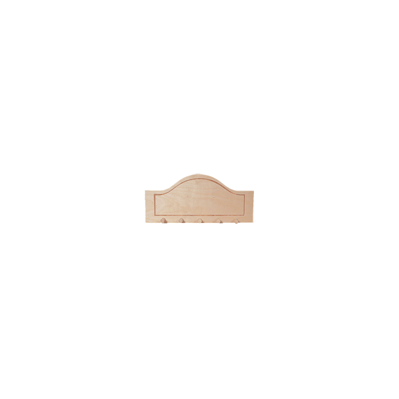 Pentart Wooden Arched Hanger with Buttons – large ( 5 ) 13,5 x x 9