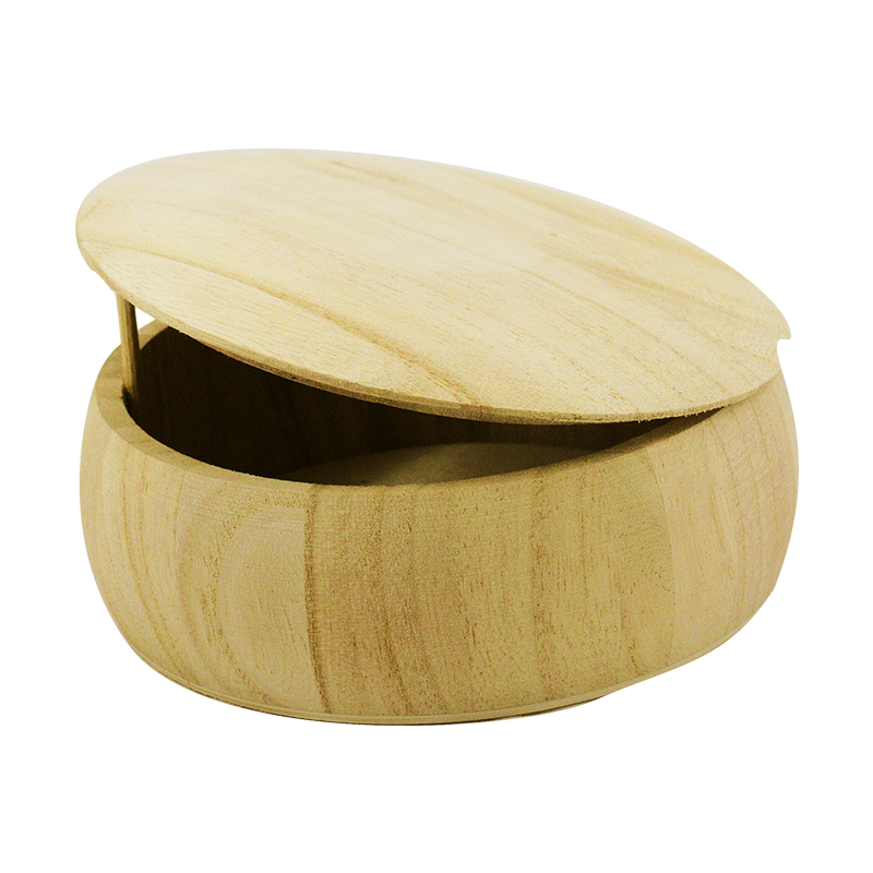 Pentart Wooden Box with Rounded Top 13 x 13 x 4,5 cm