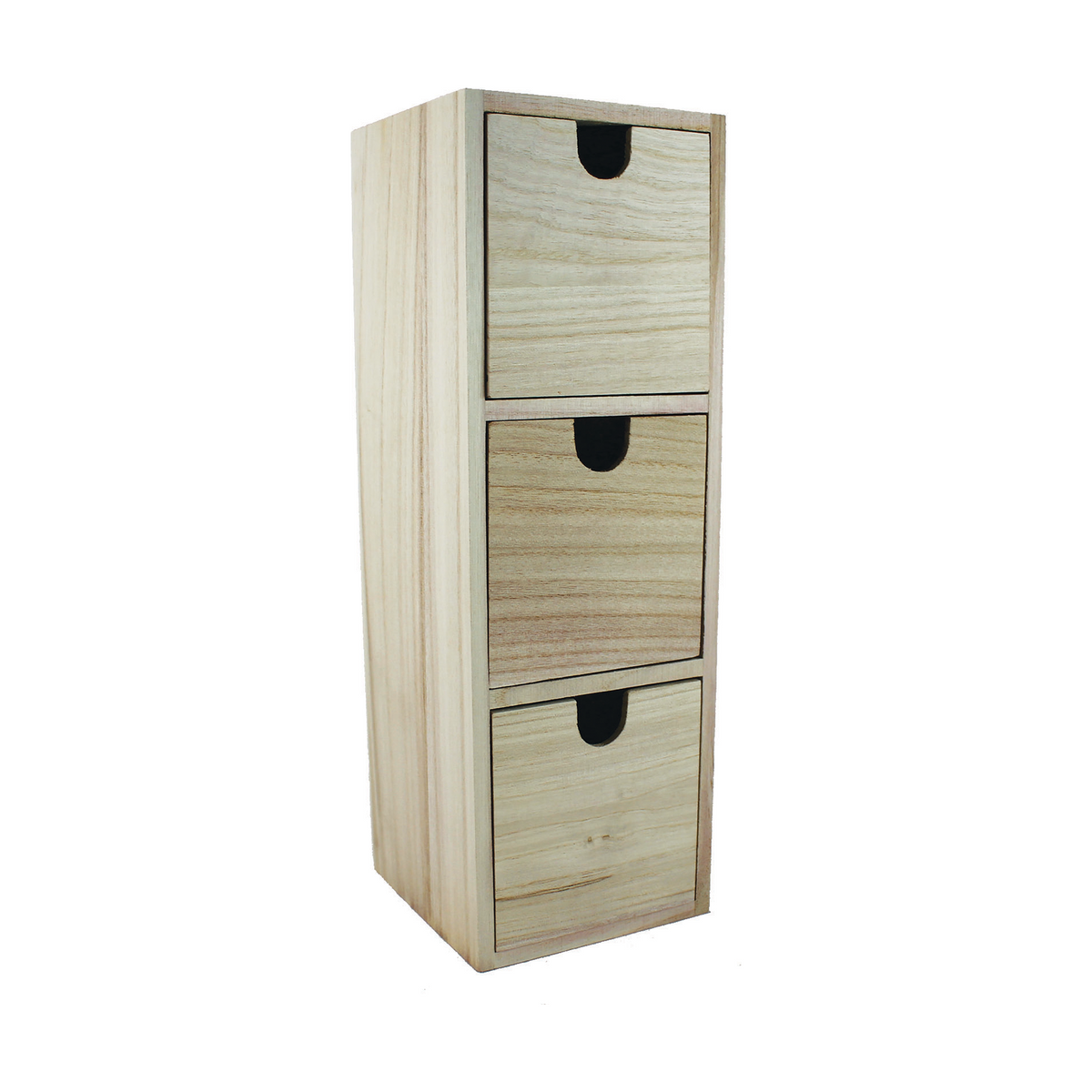 Pentart Wooden Commode with Cube Drawers - 11 x 11 x 32.5 cm