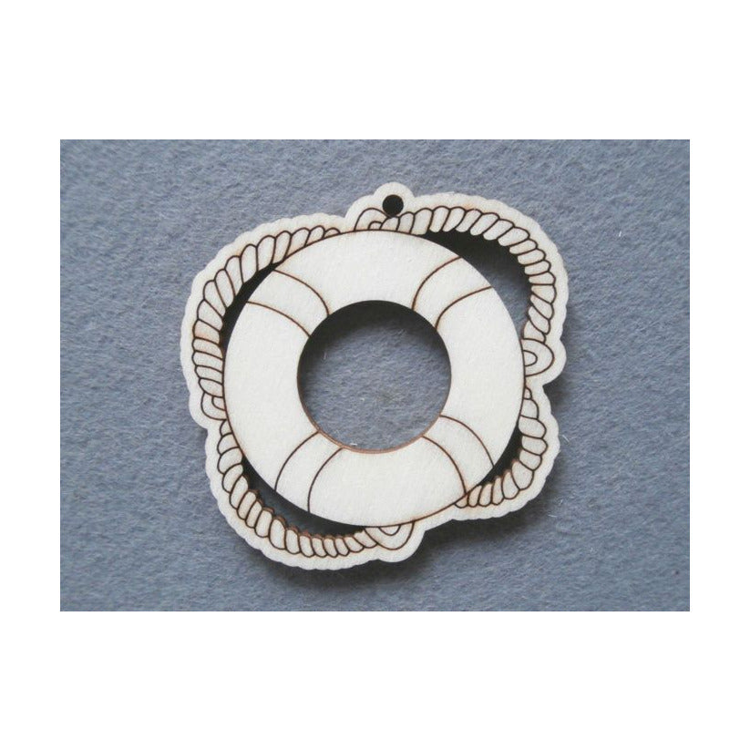 Pentart Wooden Embellishments - Lifebuoy 5 pcs
