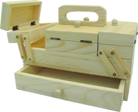 Pentart Wooden Sewing Box 21 x 12 x 11 cm