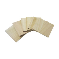 Pentart Wooden Square Coasters, 10 x 10 x 0.5 cm, 6 pcs set