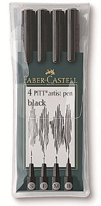 PITT Artist Pens Set of 4 [S.F.M.B] - Choose | various colors