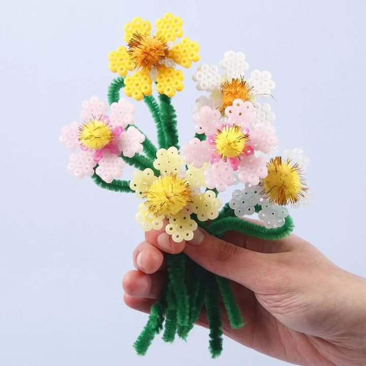 Plastic Iron-On Beads, image 6