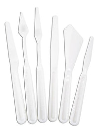 Plastic Painting Spatulas and Knives Set of 6