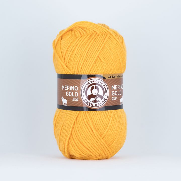 Прежда за плетене Madame Tricote Paris Merino Gold 200 - 100 гр — изображение 4