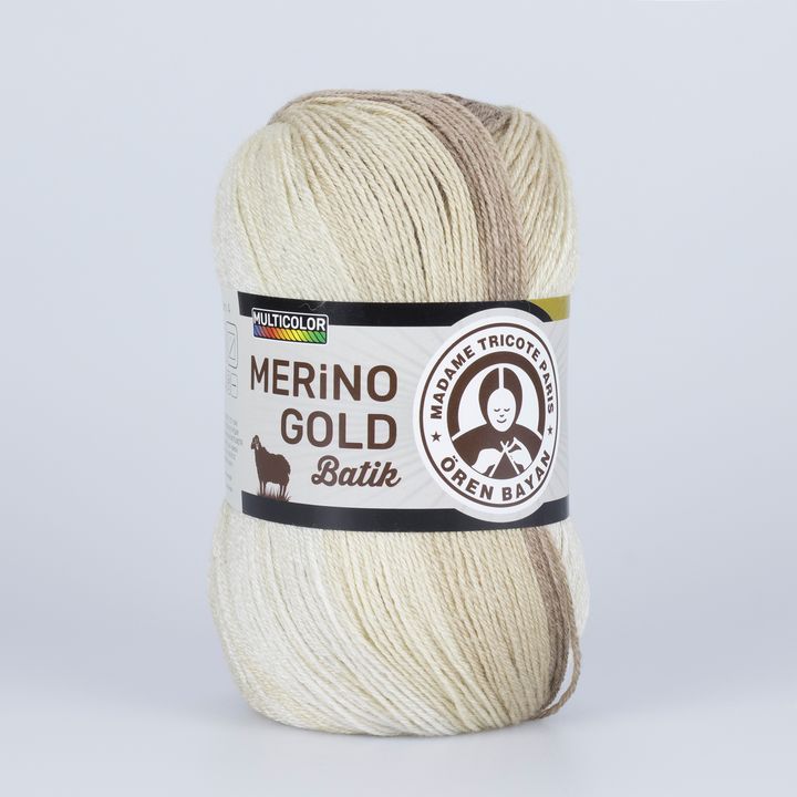 Прежда за плетене Madame Tricote Paris Merino Gold Batik 100 гр — изображение 2