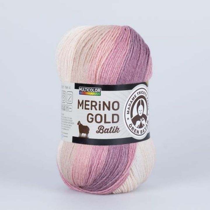 Прежда за плетене Madame Tricote Paris Merino Gold Batik 100 гр — изображение 3