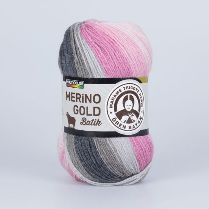 Прежда за плетене Madame Tricote Paris Merino Gold Batik 100 гр — изображение 7