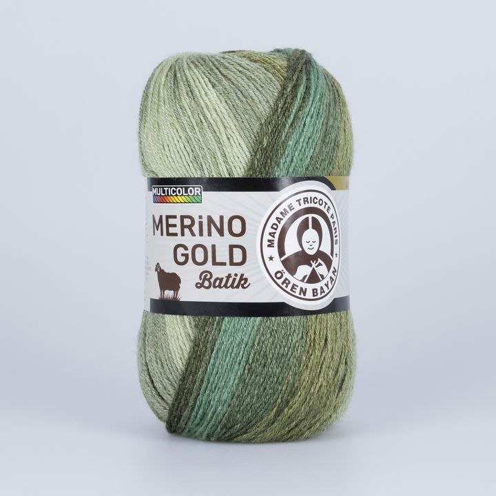 Прежда за плетене Madame Tricote Paris Merino Gold Batik 100 гр — изображение 9