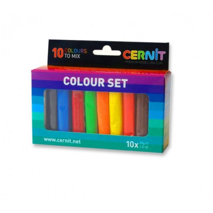 Полимерна маса CERNIT NUMBER ONE комплект 10x30g — изображение 1