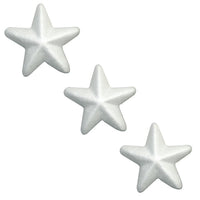 Polystyrene Stars 15 cm, Set of 3