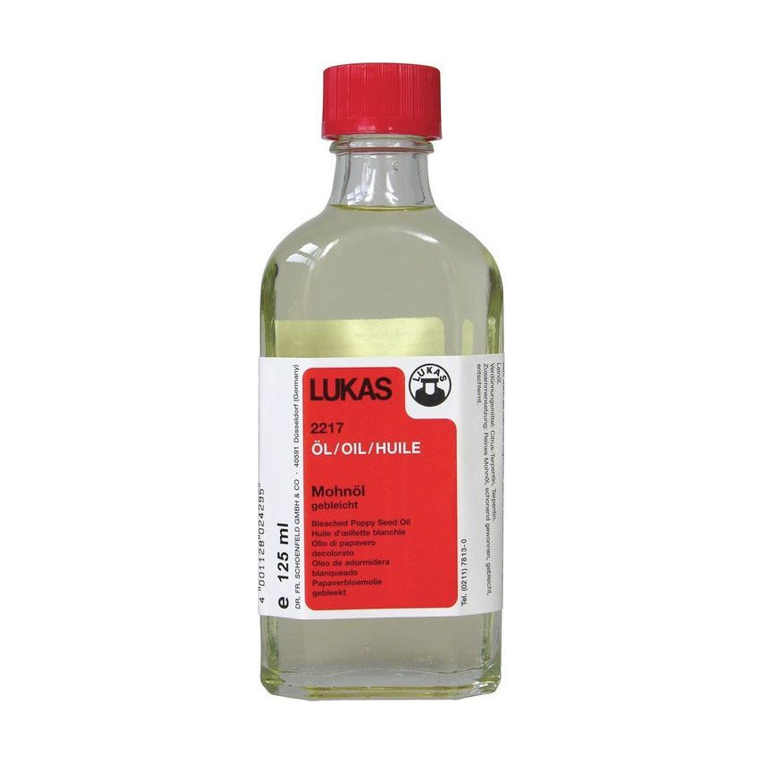 Poppy Seed Oil LUKAS for Oil Colors 125 ml