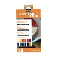 Porcelain paint PEBEO Porcelaine 150 Exploration - set 12 x 20 ml