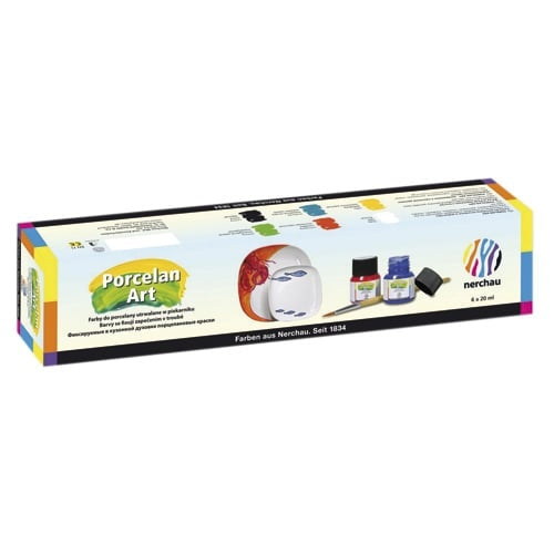 Porcelan Art Porcelain Paints, 6 x 20 ml