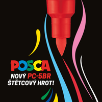 Posca acrylic marker PC-5BR 1 – 4 mm - set 8 pcs