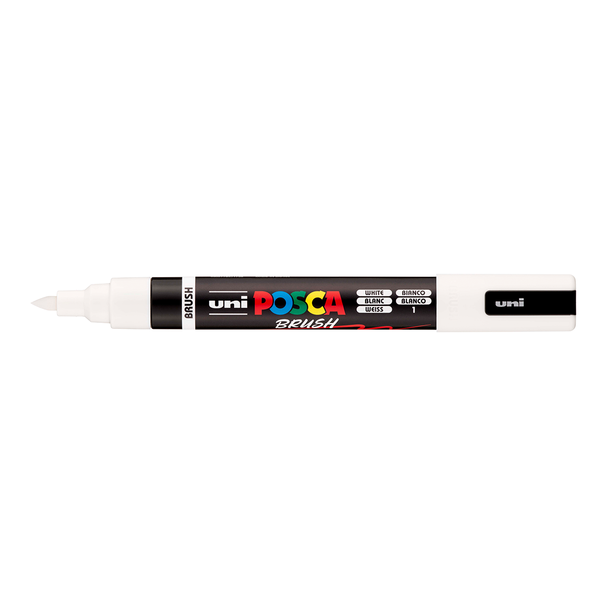 Posca Acrylic Marker PC-5BR, 1 - 4 mm, White