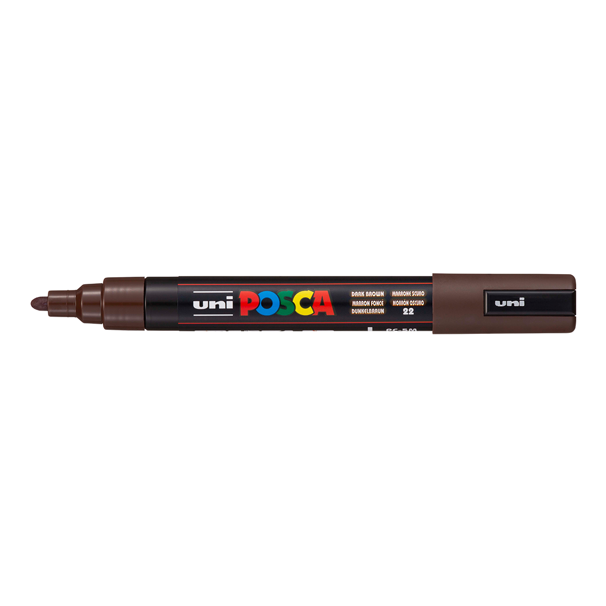 Posca acrylic marker PC-5M 1.8 – 2.5 mm, Dark Brown (22)