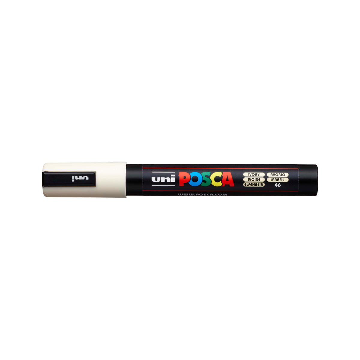Posca acrylic marker PC-5M 1.8 - 2.5 mm - Straw Yellow / Ivory