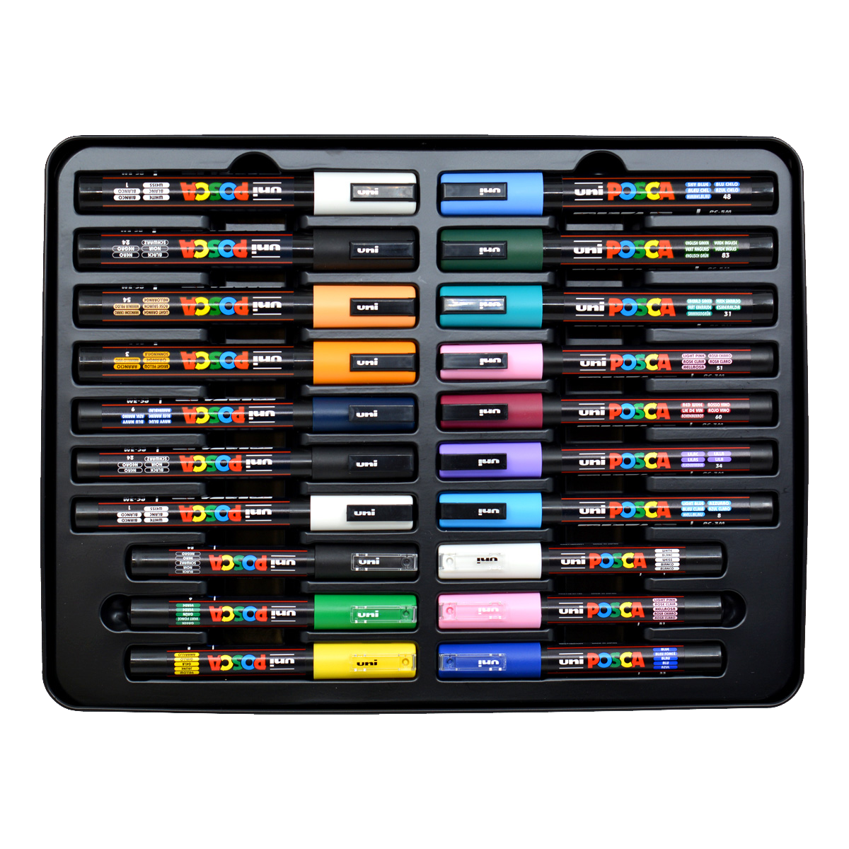 Posca Acrylic Marker Set GRAFFITI, Assorted Colors - 20 pcs