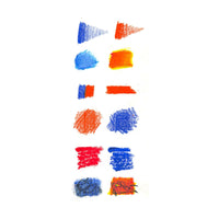 Posca KPA-100 24C Wax Crayons Set, Color Mix