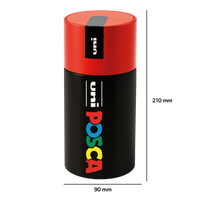 Posca Mixed Marker Set in Metal Tin – 13 pcs (PC-3M, PC-5M, PC-5BR)