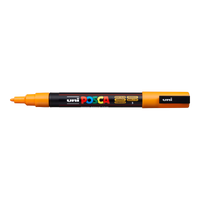 Posca PC-3M Marker – 0.9–1.3 mm, Bright Yellow (3)