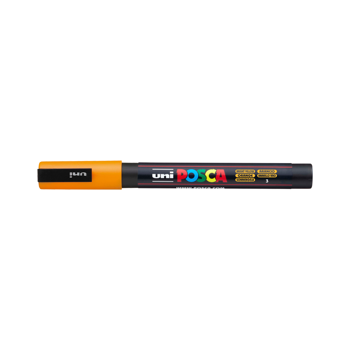 Posca PC-3M Marker – 0.9–1.3 mm, Bright Yellow (3)