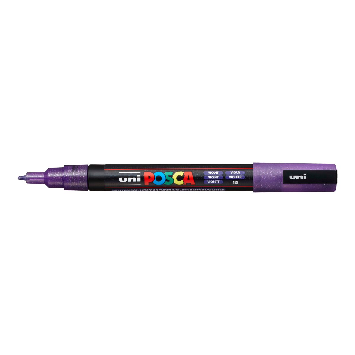 Posca PC-3ML Glitter Marker, 0.9–1.3 mm – purple (L12