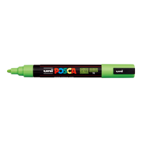 Posca PC-5M Acrylic Marker, 1.8–2.5 mm, Apple Green (72)