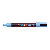 Posca PC-5M Acrylic Marker, 1.8–2.5 mm, sky blue (48)
